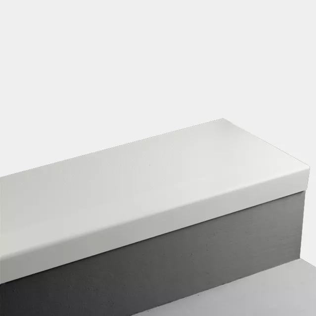Snowbound Hammered Rubber Stair Tread Without Riser