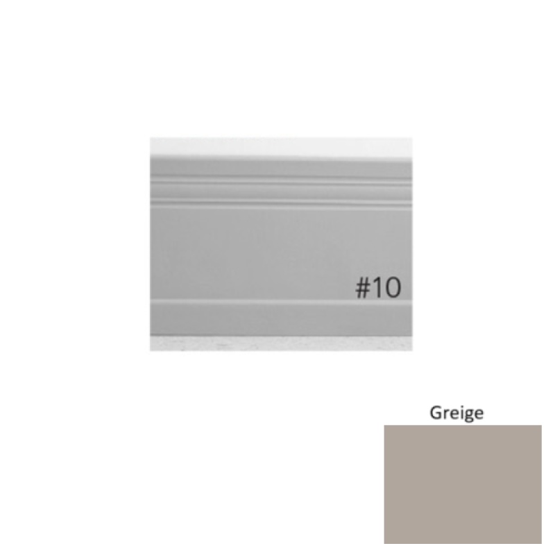Pinnacle Plus #10 Serenity Greige Rubber Coil Wall Base - 4" x 60 Ft