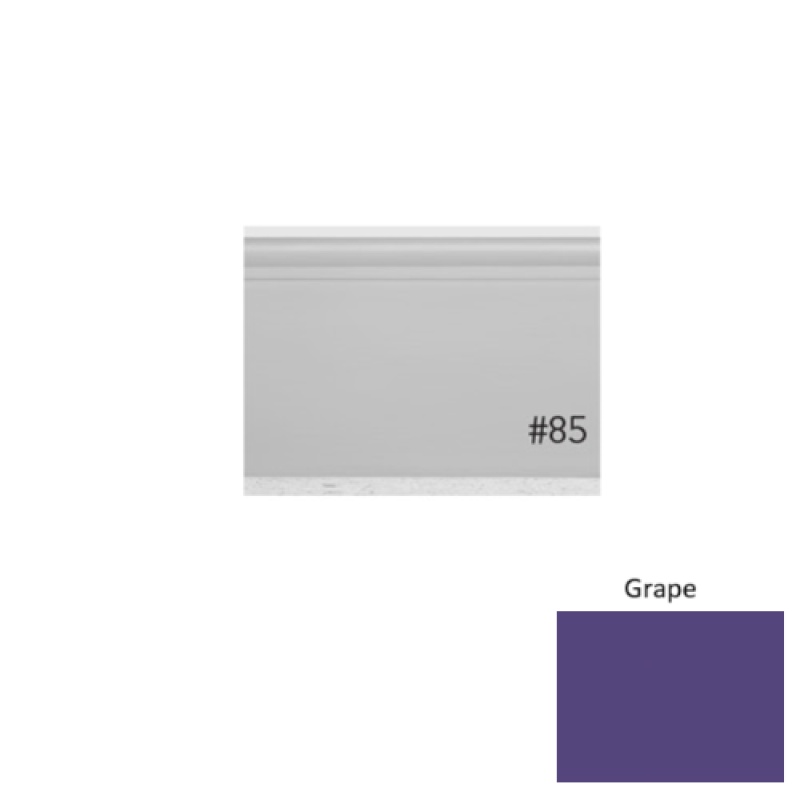 Pinnacle Plus #25 Classic Grape Rubber Coil Wall Base - 4 9/16" X 60 Ft