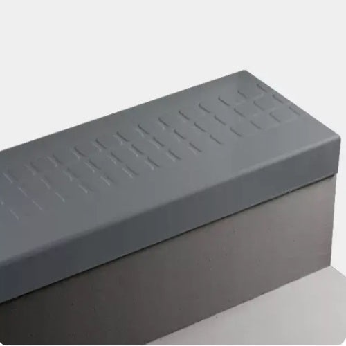 Raised Square Rubber Stair Tread Trim