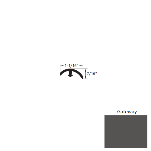Johnsonite Gateway Vinyl T Molding Trim