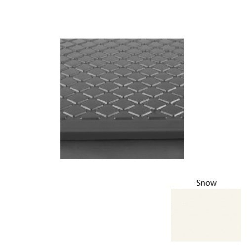 Solid 31 Snow Diamond Rubber (Rd) Stair Tread With Dupont Kevlar - Textured