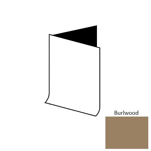 Burlwood Vinyl Moulding Trim 1/8" x 6" Cove Base Outside Corner
