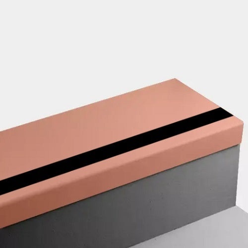 Johnsonite Tangerine Tango Hammered Rubber Moulding / Trim