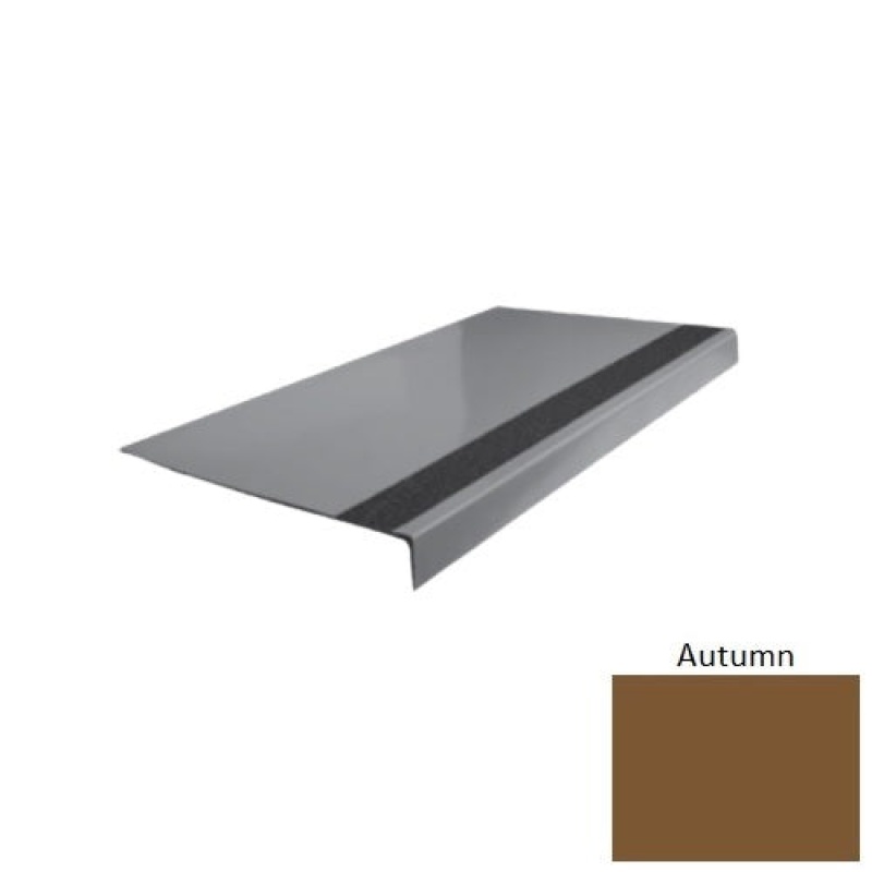 Flextones Autumn Type 170 Distinct Designs Rubber - 12 1/4" X 72" Stair Tread - Smooth