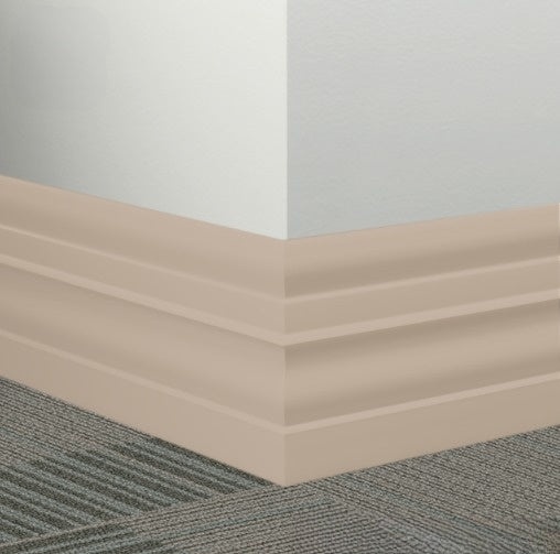Johnsonite Beige Rubber Millwork Contoured Wall Base