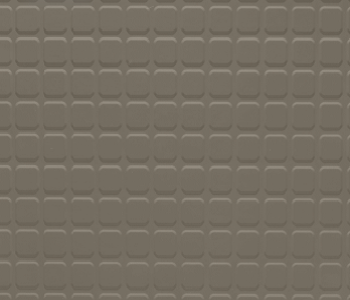 Johnsonite Boxwood Raised Square Solid Color Rubber Tile - Textured