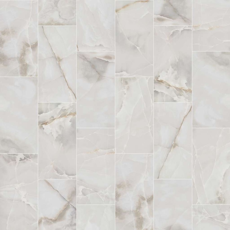 Gemstone White Porcelain Tile - Polished