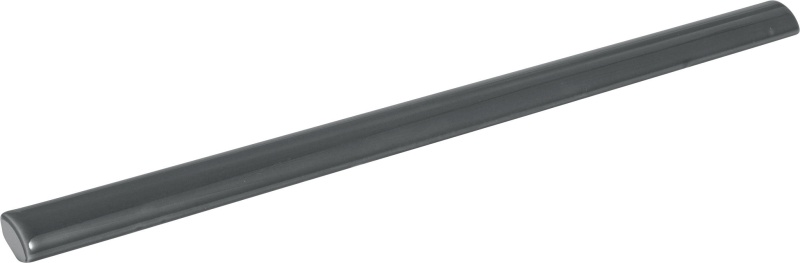 Paloma Steel Ceramic Wall Trim 1/2" x 12" Pencil Bullnose - Glossy