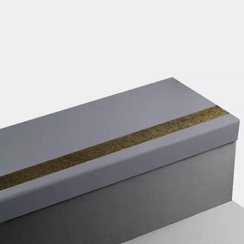 Johnsonite Blue Intensity Hammered Rubber Stair Tread