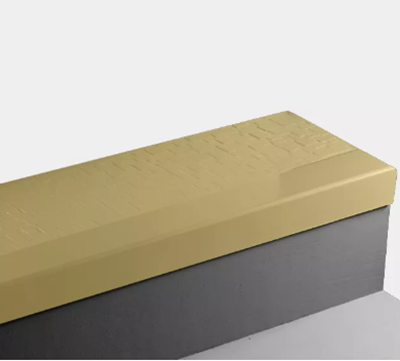 Johnsonite Canary Cubis Rubber Stair Tread Without Riser