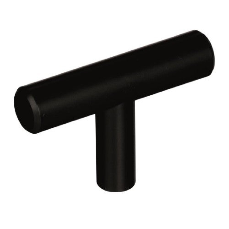Bar Pulls Carbon Steel Cabinet Knob - Black Bronze - 1 15/16" (49 Mm)