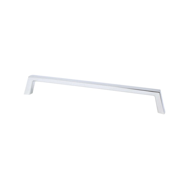 Brookridge Zinc Appliance Pull - Polished Chrome - 12" Center to Center