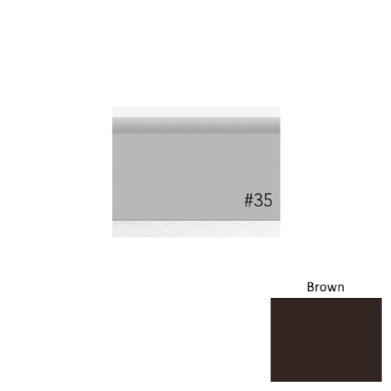 Pinnacle Plus #35 Sleek Brown Rubber Coil Wall Base