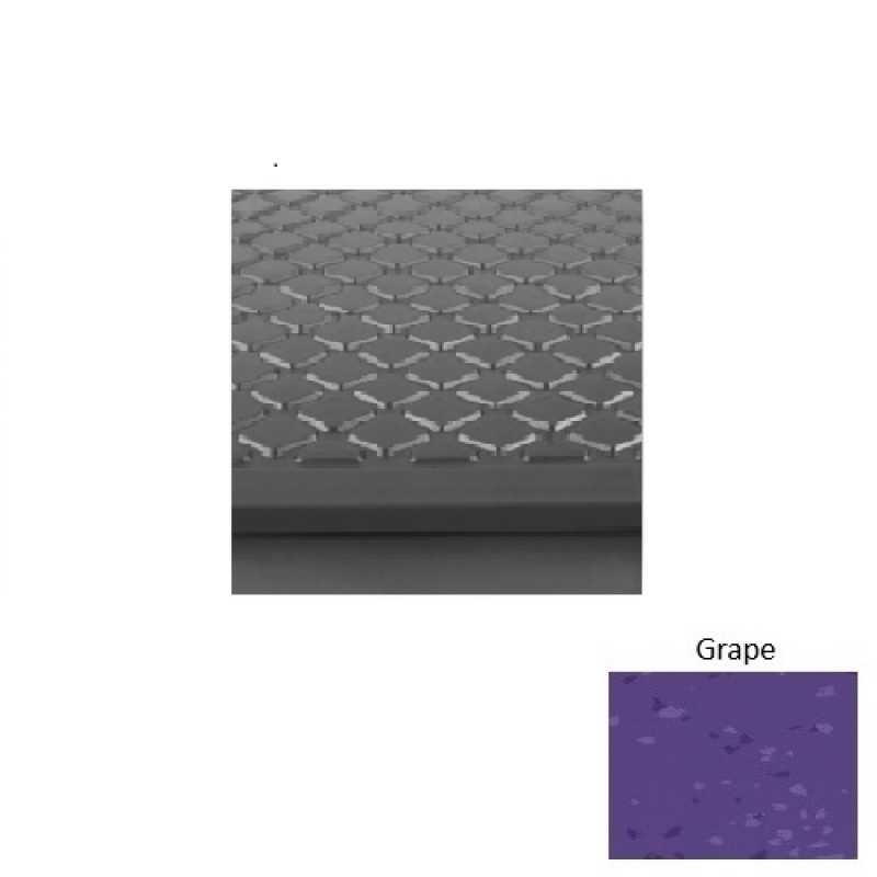 Symmetry 30 Grape Diamond Rubber (Sq) Stair Tread - Textured