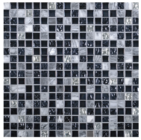 Marvel Mystique Stone & Glass Mosaic - 5/8" X 5/8" - Glossy