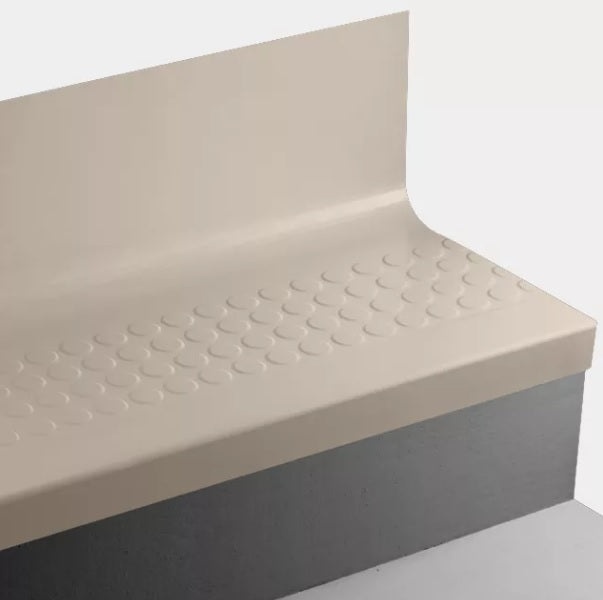 Johnsonite Silk Raised Round Rubber Stair Tread
