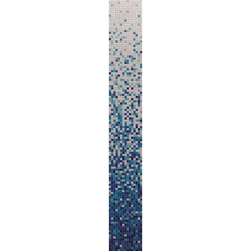 Gradients Sea Mist Glass Mosaic - 0.8" X 0.8" - Glossy