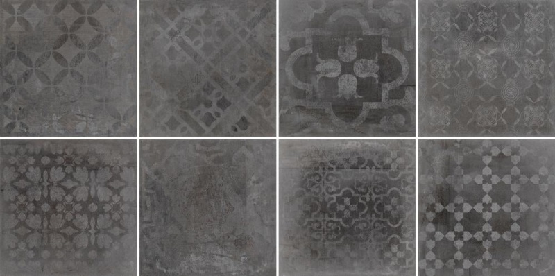 Atelier Deco Fumo Deco Porcelain Tile - Matte - 12" x 12"