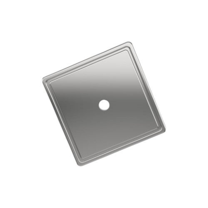 Thoreau Zinc Knob Cabinet Backplate - Polished Chrome - 1 9/16" (40 Mm)