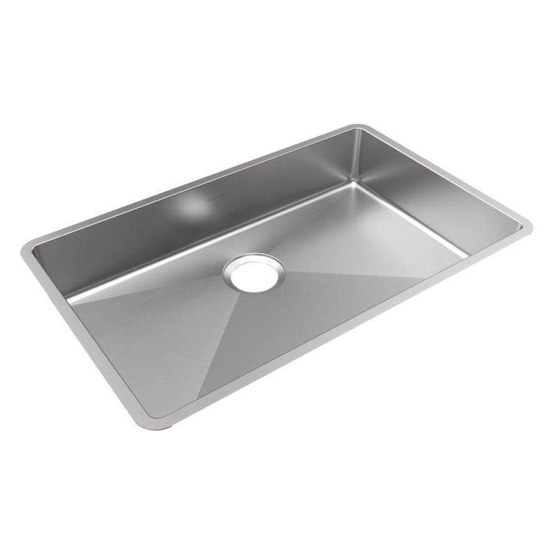 Elkay Crosstown Stainless Steel Undermount Single Bowl Bar Sink, 29 1/2" x 18 1/2" x 5 1/2"