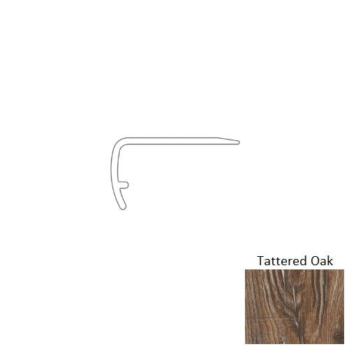 Prime Tattered Barnboard Overlap Stair Nose Trim