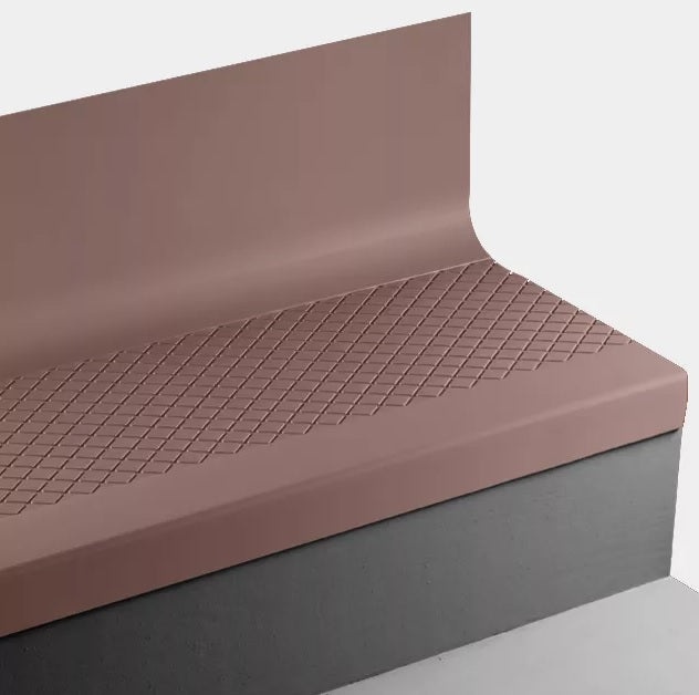 Johnsonite Red Clay Diamond Rubber Stair Tread