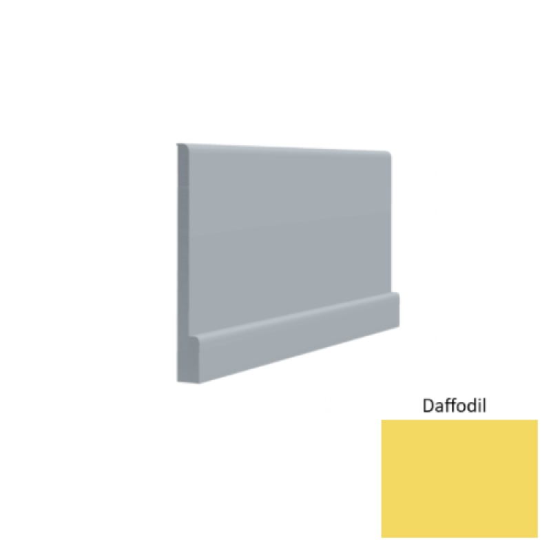 Contours #05 Simplicity Bold Daffodil Rubber Profiled Wall Base