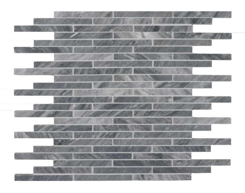 Bardiglio Marble Mosaic - Mini Brick - Polished