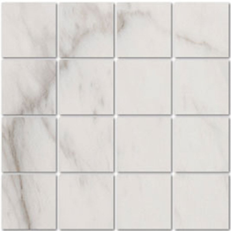 Nova Golden Calacatta Porcelain Mosaic - 3" X 3"