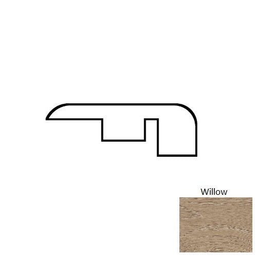 Hampton Willow Luxury Vinyl Moulding / Trim End Cap