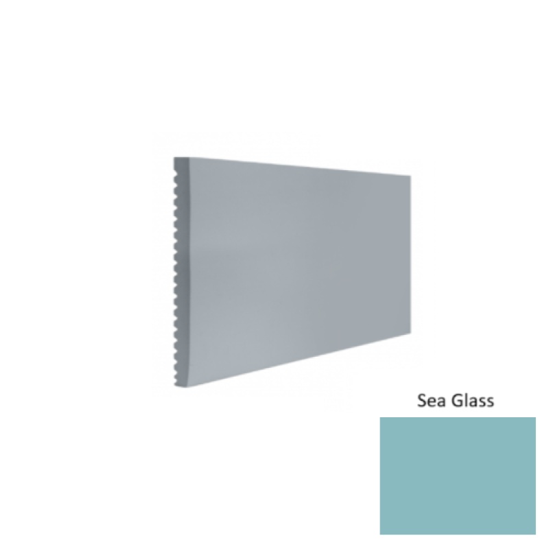 Contours #60 Candid Sea Glass Rubber Profiled Wall Base - Satin