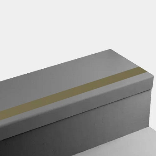 Dark Brown Hammered Rubber Stair Tread Trim