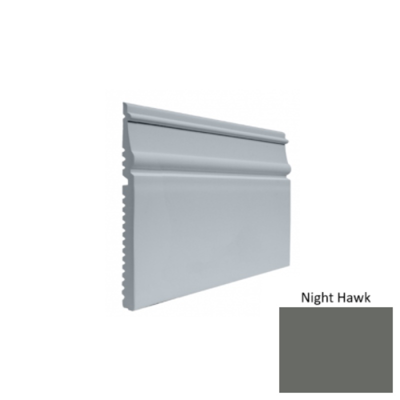 Contours #55 Nobility Night Hawk Rubber Profiled Wall Base - Satin - 5 1/2" X 8 Ft