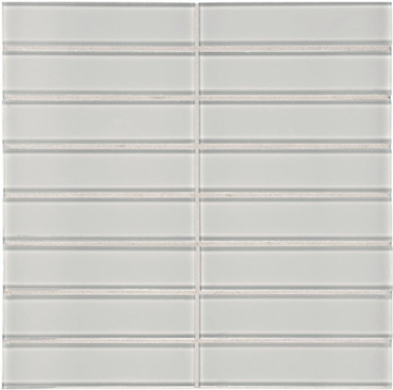Aquatica Element Cloud Glass Mosaic - 1.50" X 6" Stacked - Glossy