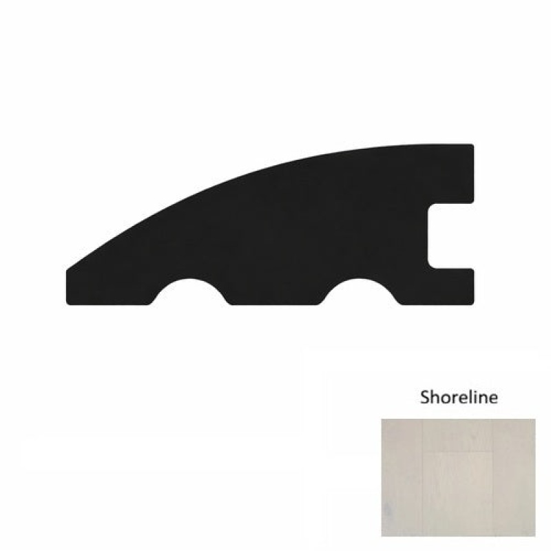 Elevate Shoreline Hardwood Moulding / Trim - 78" Reducer - Wire Brushed