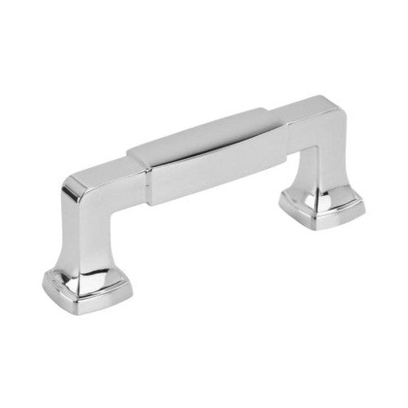 Stature Zinc Bar Cabinet Pull - Polished Chrome