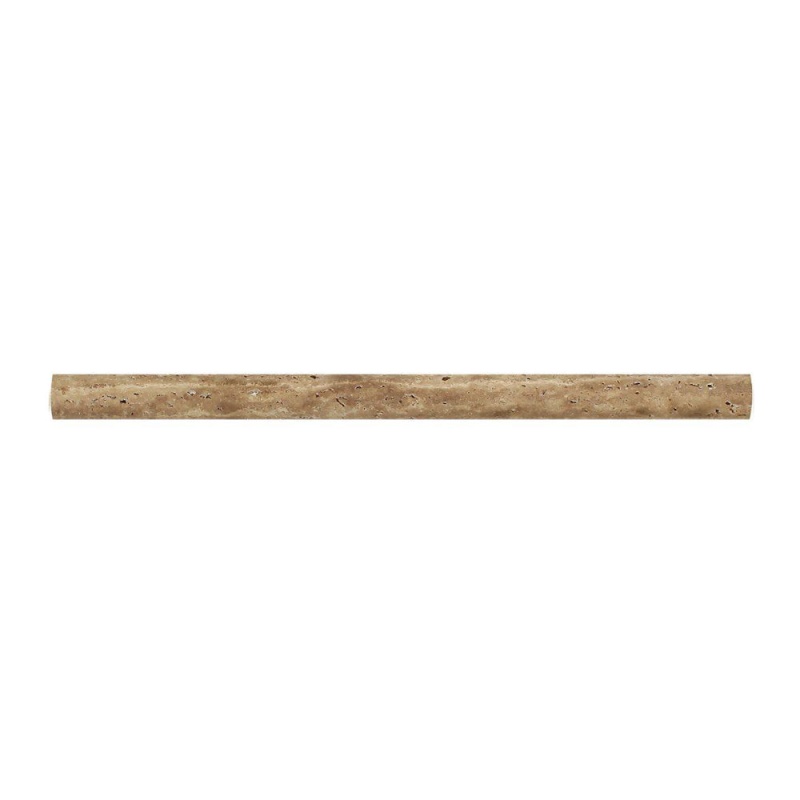 Noche Vein Cut Travertine Liner - 3/4" x 12" Bullnose