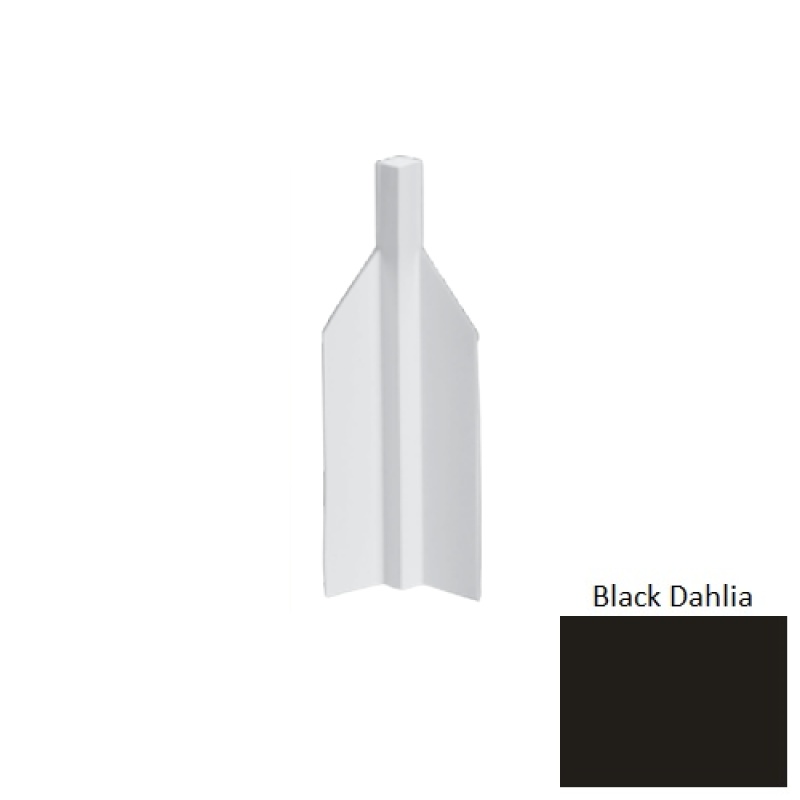 Mcb Black Dahlia Rubber Moulding / Trim - 2 3/4" Mini Inside Corner Blocks - Mini Inside Corner Blocks