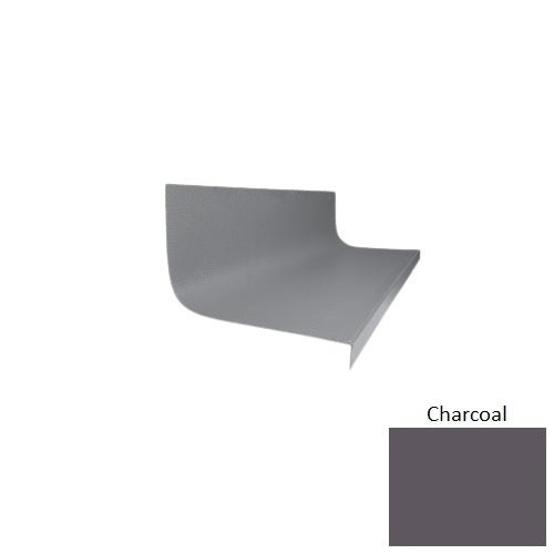 Flextones Charcoal Type 1900 Distinct Designs Rubber - 20 3/8" X 72" Stair Tread - Hammered