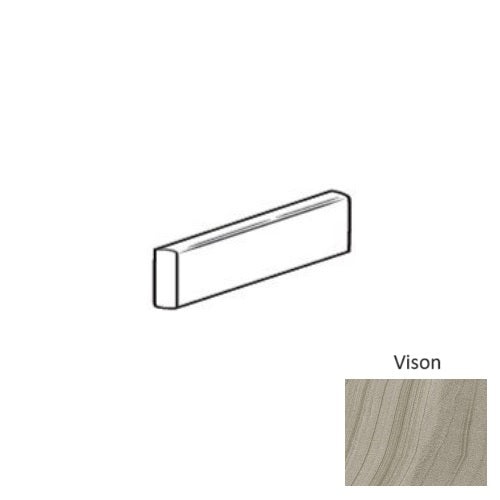 Legend Vison Porcelain Floor Trim 3" x 12" Bullnose