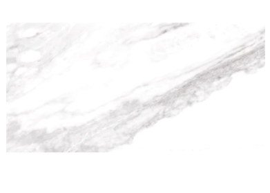 Perpetuo Brilliant White Flat Ceramic Tile - Satin - 12" X 24"