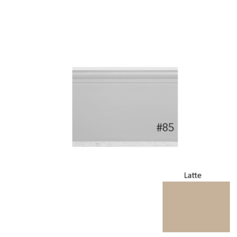 Pinnacle Plus #25 Classic Latte Rubber Coil Wall Base - 4 9/16" X 60 Ft