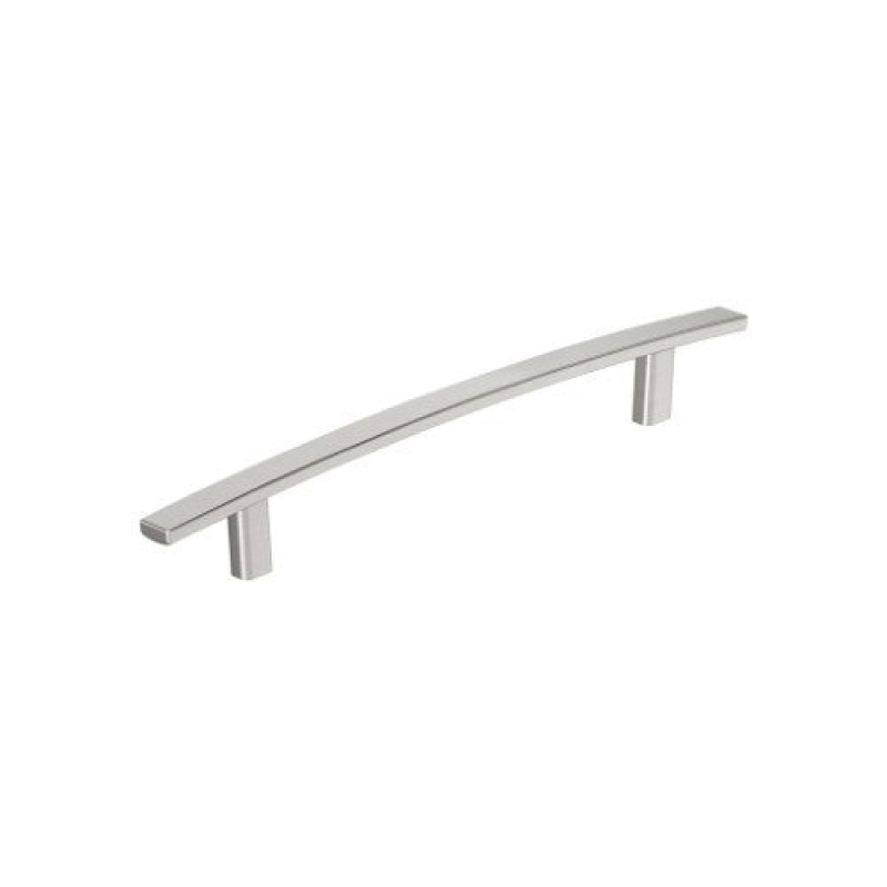 Cyprus Zinc Arch Cabinet Pull - Satin Nickel