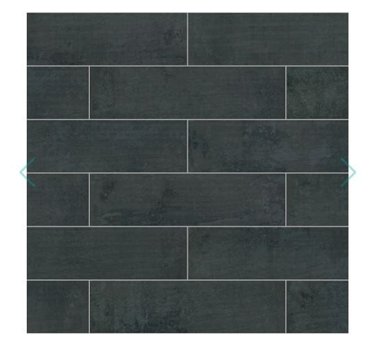 Noble Anthracite Ceramic Wall Trim - 3" X 12" Bullnose - Semi Polished