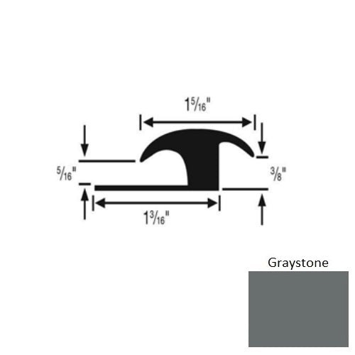 Graystone Vinyl Carpet Transition