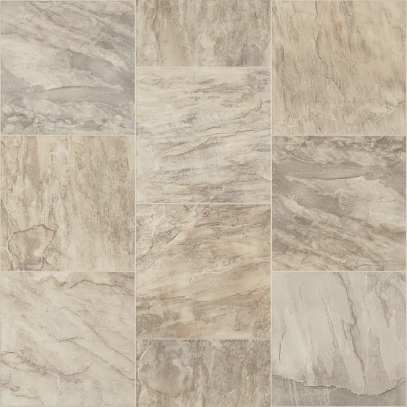 Platinum Cambridge Limestone Resilient Luxury Sheet Vinyl - Pattern