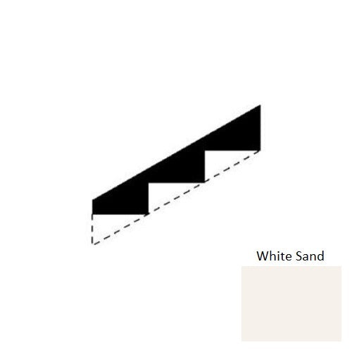 Johnsonite White Sand Rubber Moulding / Trim