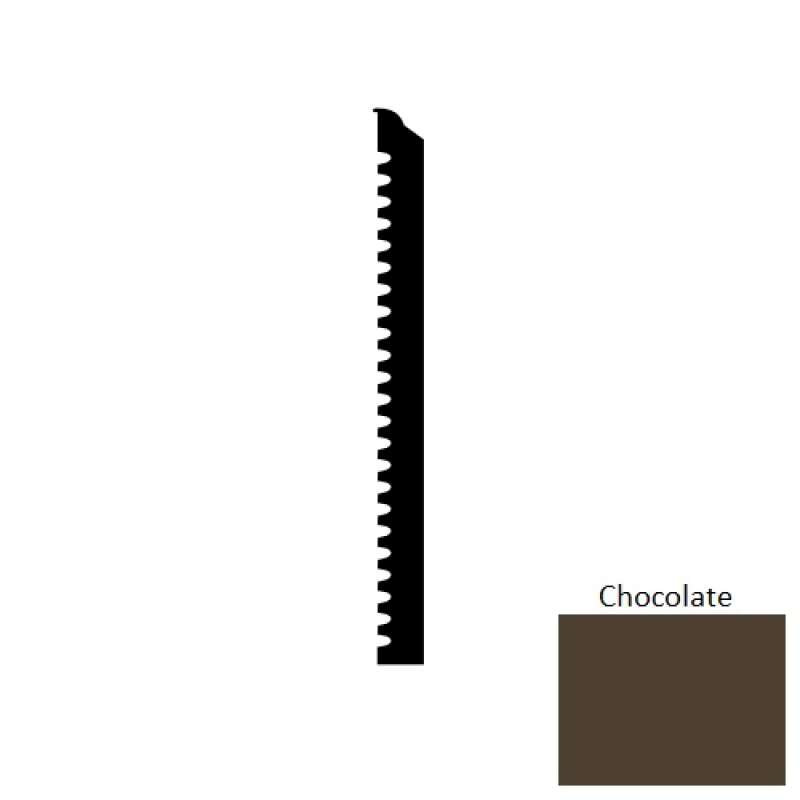 Chocolate Triumph Rubber Wall Base