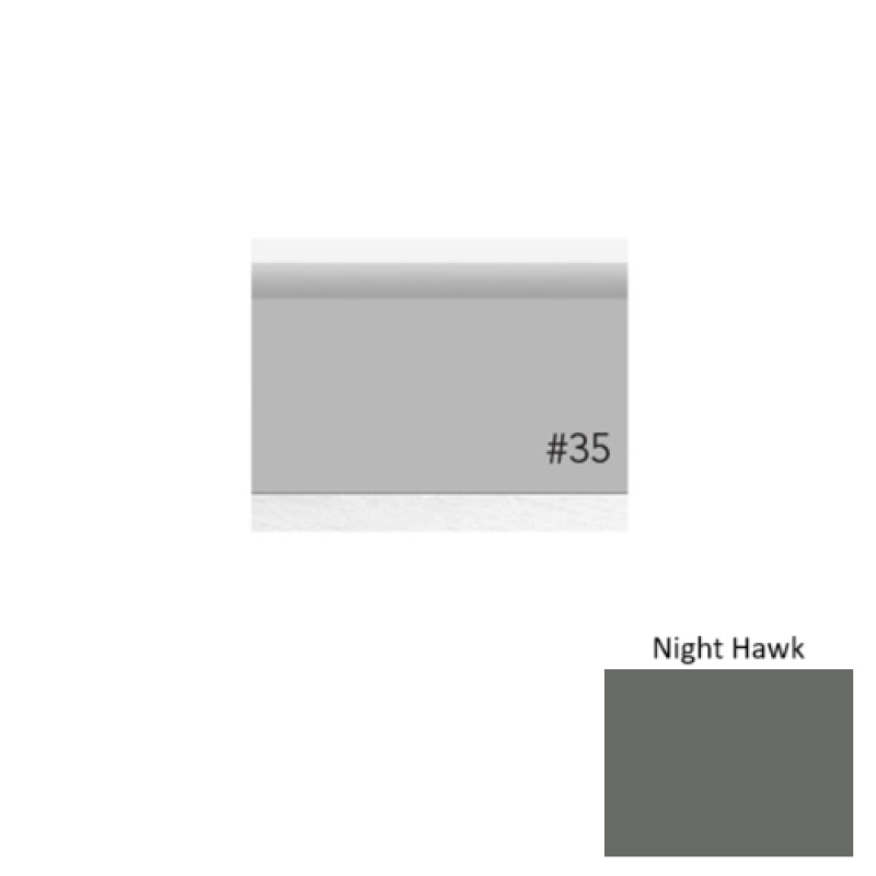 Pinnacle Plus #35 Sleek Night Hawk Rubber Coil Wall Base